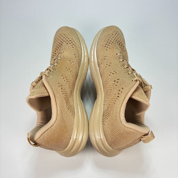 APL TechLoom Pro Beige Knit Running Shoes Lace Up Comfort Sneakers Womens Size 8 - Picture 7 of 10